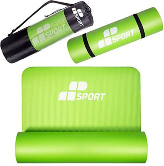 Muscle Power Fitnessmatte Pilates Grün (183x61x1cm)