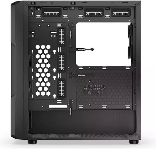 Endorfy Regnum 400 Air Gaming Midi Tower Computer Case with Side Window Black