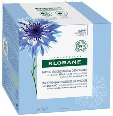 Klorane Smothing & Soothing Gesichtsmaske für die Augen für Revitalisierung / Feuchtigkeitsspendend 14Stück