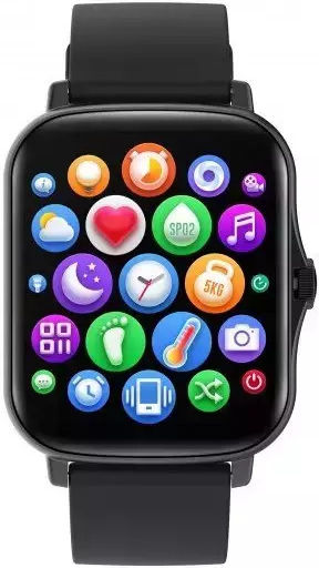 Fontastic Fontafit 480CH Smartwatch με Παλμογράφο (Talis Black)