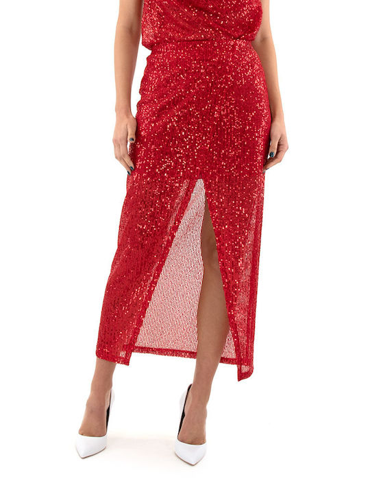 DOLCE DOMENICA SKIRT WOMEN DOLCE DOMENICA RED (W22-22413)