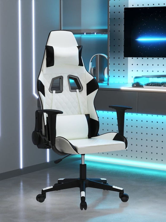 vidaXL 345520 Leatherette White / Black vidaXL 345520 Leatherette White / Black