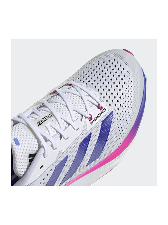 Adizero Sl Herren Sportschuhe Laufen Cloud White / Lucid Blue / Lucid Fuchsia