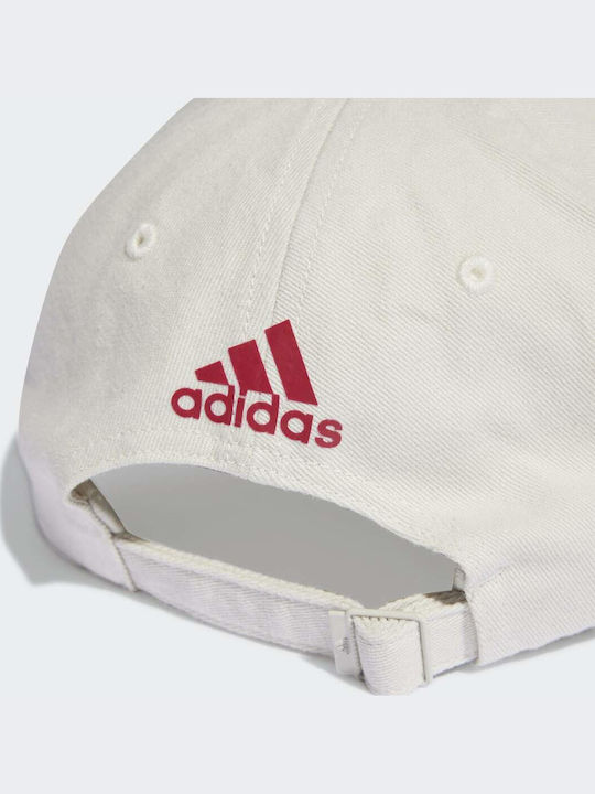 adidas Παιδικό Καπέλο Jockey Υφασμάτινο Μπεζ