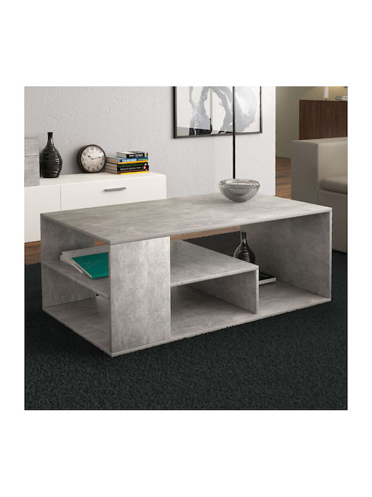 Rechteckig Couchtisch Gerardo Grey Concrete L110xB60xH42cm