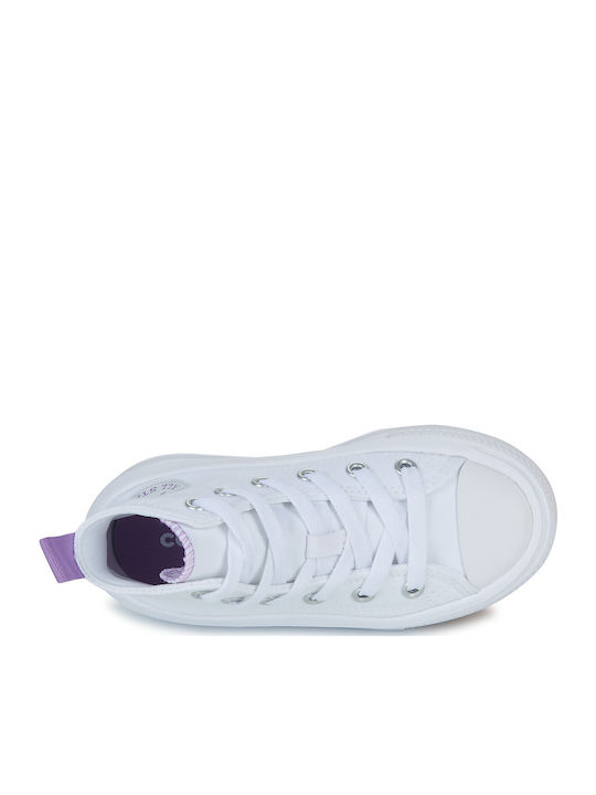 Chuck Taylor All Star Παιδικά Sneakers High Λευκά