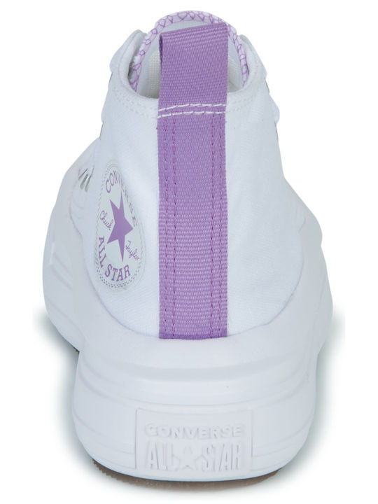 Chuck Taylor All Star Παιδικά Sneakers High Λευκά