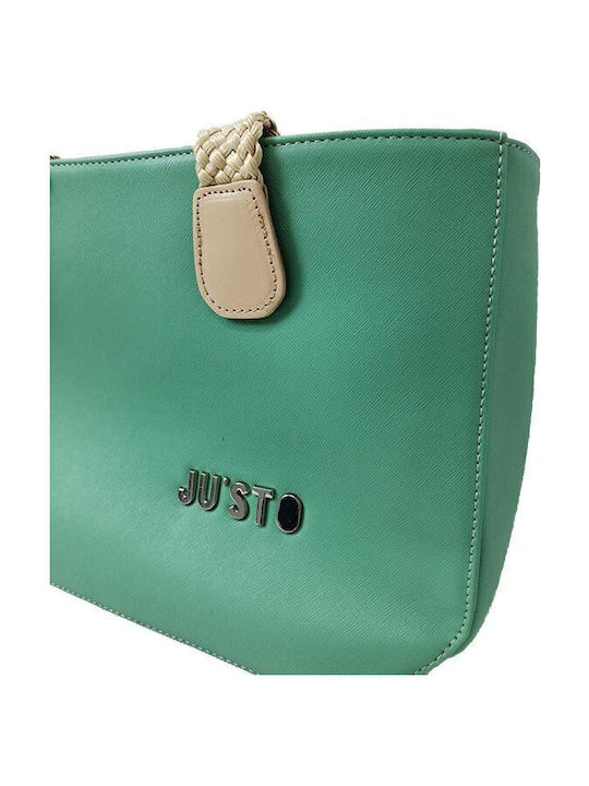 ゆゆみ Ju'sto J-Lady 34 x 22 x 10 cm Geantă de damă De umăr Verde