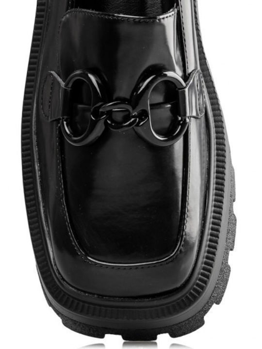 Damen Mokassins in Schwarz Farbe