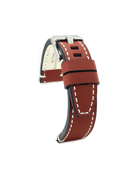 Diloy Straps Leather Strap Brown 24mm