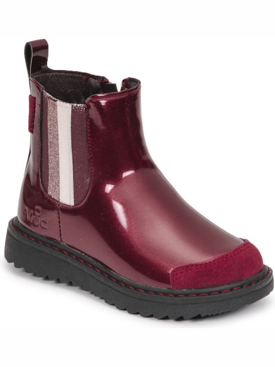 Mod8 Dolorisa Kids Boots with Zipper Red