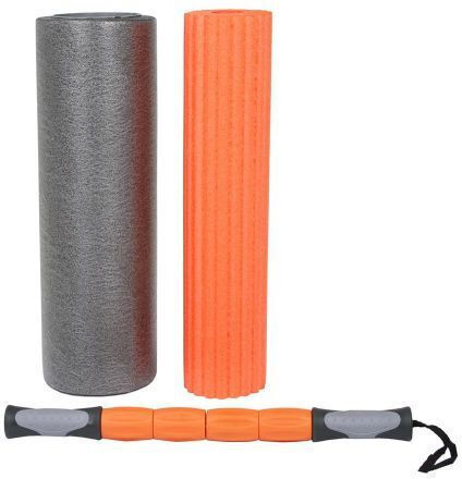 Body Sculpture Roller Yoga Massage 3 In 1 Σετ Foam Rollers Πολύχρωμο 46cm