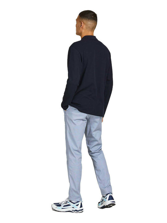 Marco Trousers Chino Elastic in Slim Fit Flint Stone