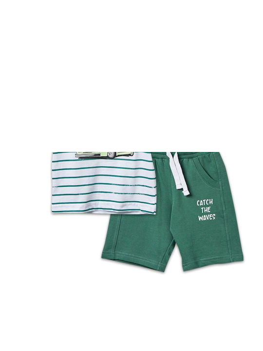 Reflex Kids Set with Shorts Summer 2pcs White