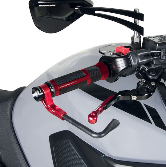 Barracuda Προστατευτικές Χούφτες Μηχανής Lever Pro Tect B-Lux σε Μπλε χρώμα