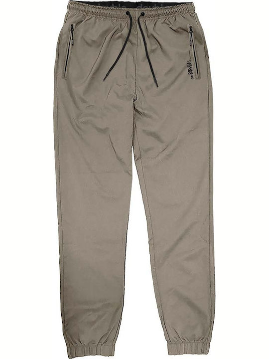 Sweatpants with Elastic Beige