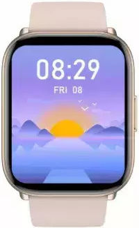 Oromed Oro Fit Pro Stainless Steel 46mm Αδιάβροχο Smartwatch με Παλμογράφο (Ροζ)