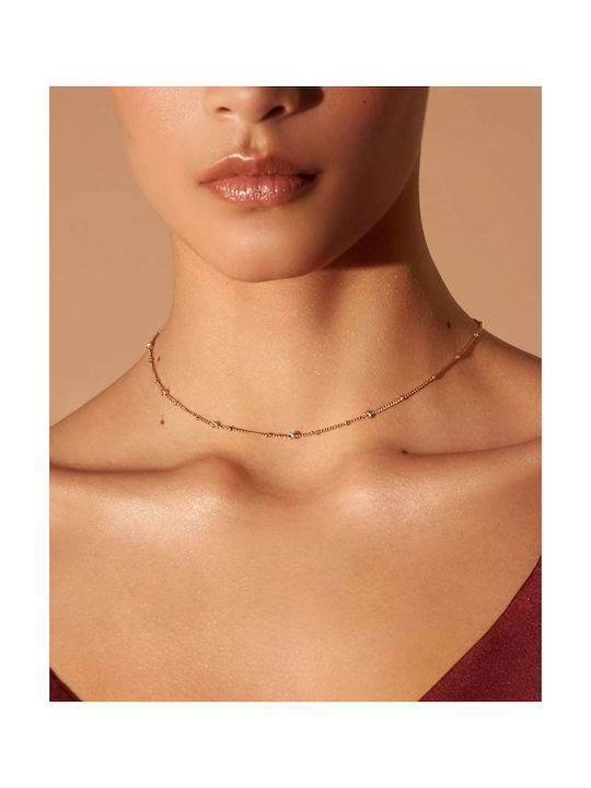 Rosefield Choker from Gold Plated Steel