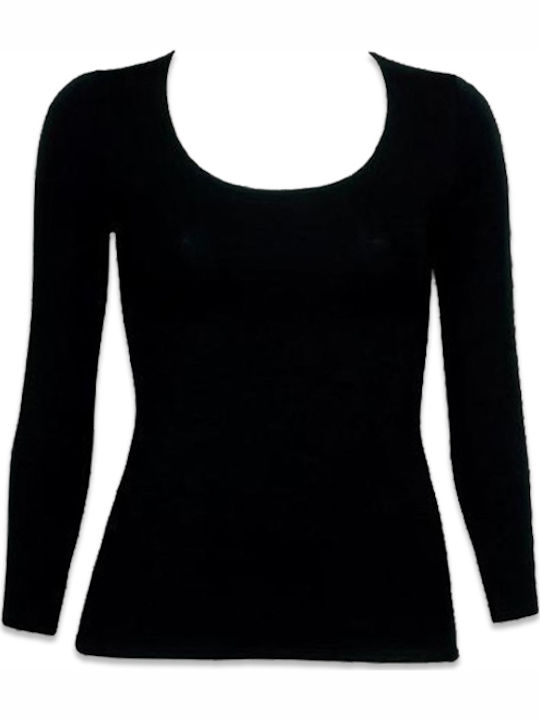 Fimelle Women's Long Sleeve T-Shirt Black