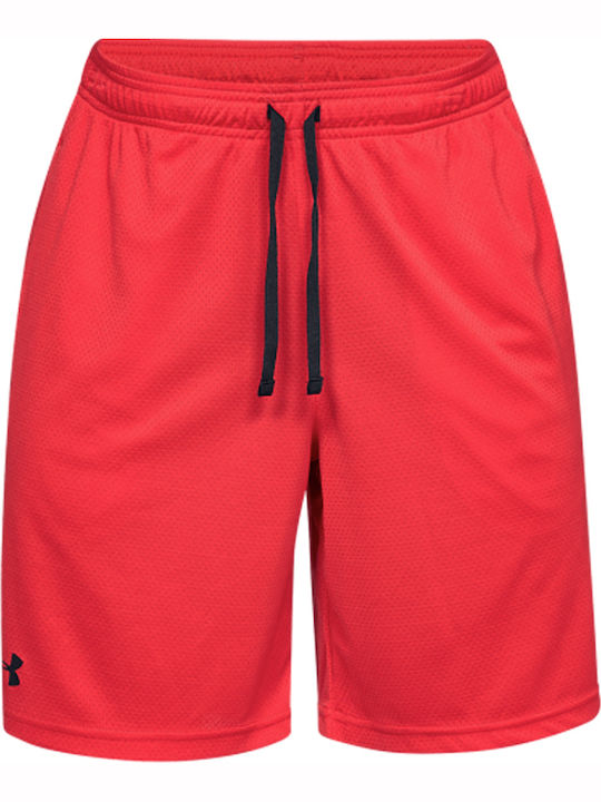 Tech Mesh Men's Athletic Shorts Red