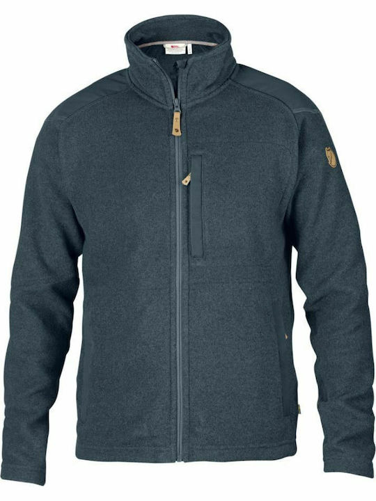 Buck Fleece Men's Fleece Cardigan Navy Blue