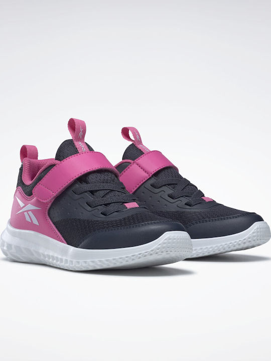 Reebok Kids Sports Shoes Running Rush Runner 4 Vector Navy / True Pink / Lucid Lilac