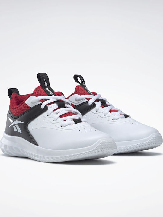 Reebok Kids Sports Shoes Running Rush Runner 4 Cloud White / Core Black / Vector Red