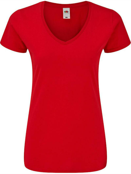 Fruit of the Loom Iconic 150 Femeiesc red