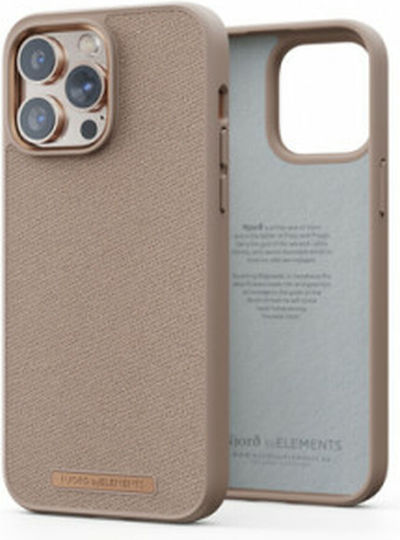 Njord Fabric Just Back Cover Υφασμάτινο 2mm Pink Sand (iPhone 14 Pro Max)