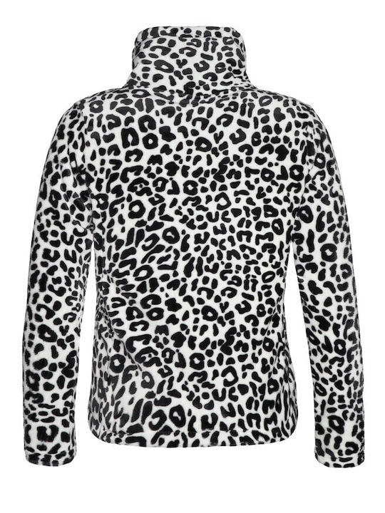 Fleece Damen Jacke in Weiß Farbe