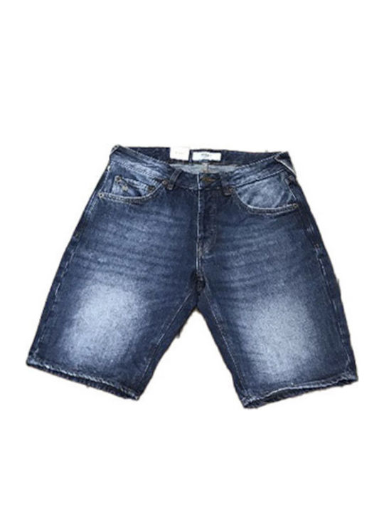 Paolo Men's Shorts Jeans Navy Blue