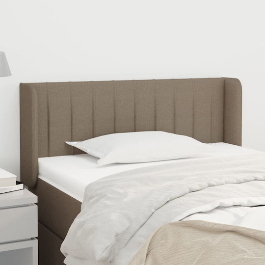 vidaXL Fabric Bed Headboard Taupe 103x88cm
