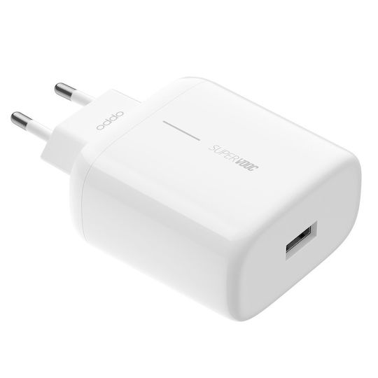 OnePlus Φορτιστής Χωρίς Καλώδιο με Θύρα USB-A 65W Λευκός (Supervooc)