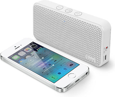 iLuv Aud Mini Bluetooth Speaker 3W with Battery Life up to 5 hours White