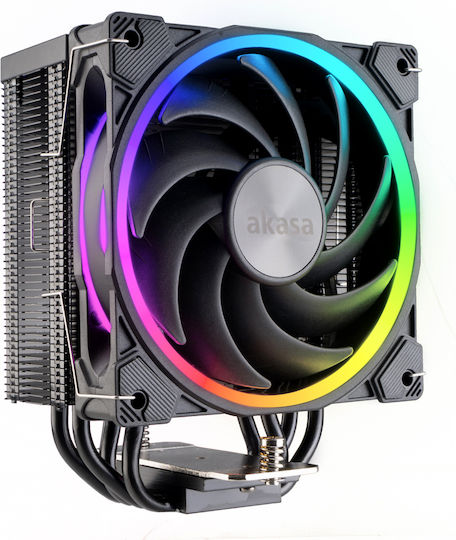 Akasa Soho H4 Plus Ψύκτρα Επεξεργαστή για Socket AM4/AM5/1200/115x/1700 με ARGB Φωτισμό