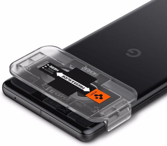Spigen OPTIK Προστασία Κάμερας Tempered Glass Μαύρο για το Google Pixel 7