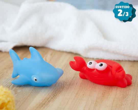 Kiokids Sea Animals Παιχνίδι Μπάνιου για 12+ Μηνών (Διάφορα Σχέδια) 2τμχ