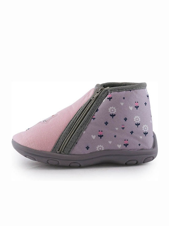 Love4shoes Kids Slippers Boots Gray