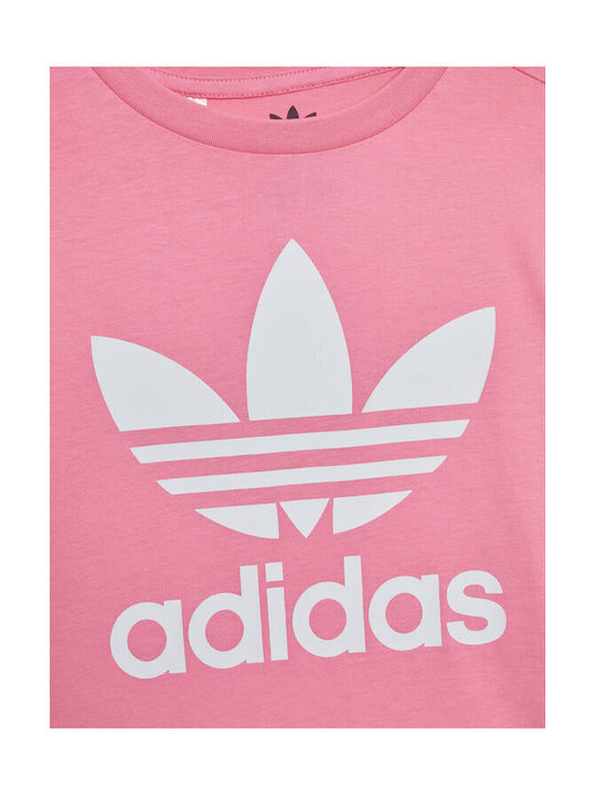 Adidas Παιδικό T-shirt Ροζ