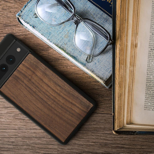 KWmobile Back Cover Ξύλινο Dark Brown / Walnut (Google Pixel 7 Pro)