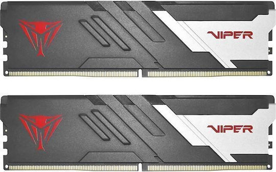 Patriot Viper Steel RGB 32GB DDR4 RAM mit 2 Modulen (2x16GB) und Geschwindigkeit 3600 für Schreibtisch