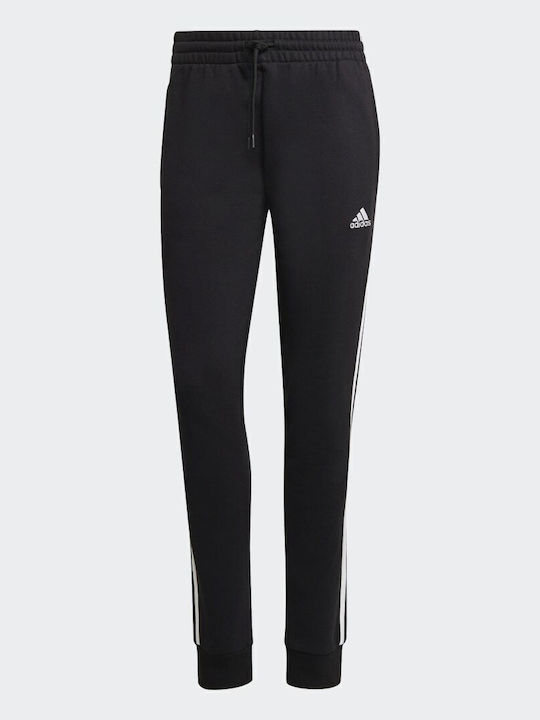 Essentials 3-Stripes Jogginghose Jogger Schwarz