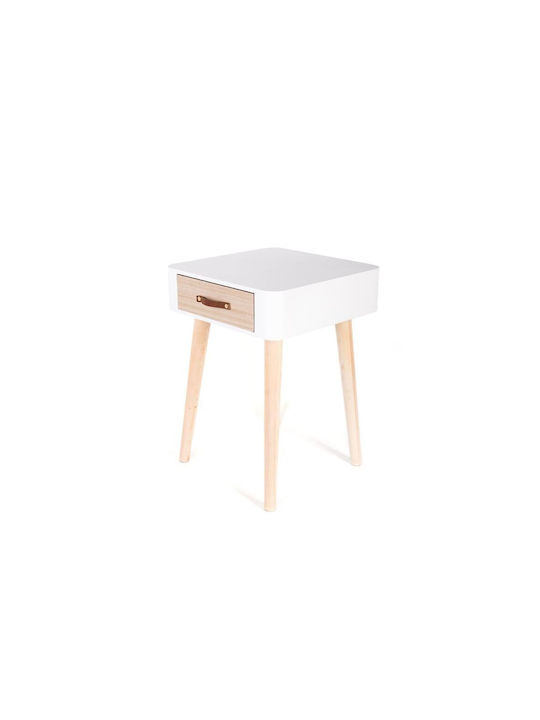 Wooden Bedside Table 35x35x48cm