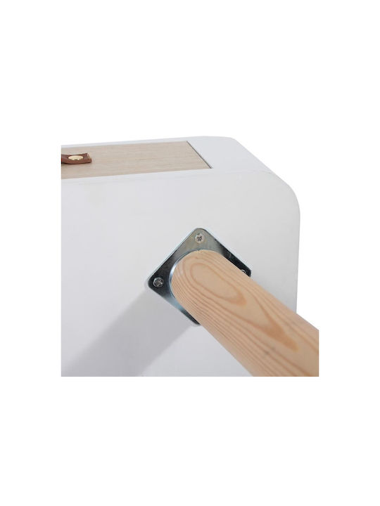 Wooden Bedside Table 35x35x48cm