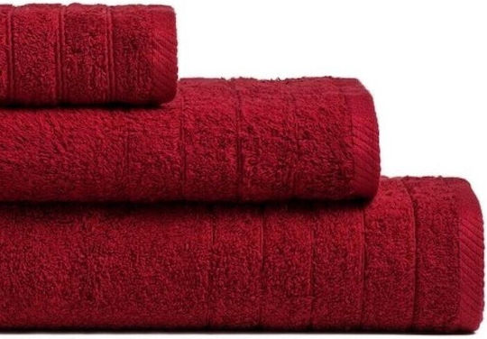 Melinen Кърпа за лице Fresca 50x90см. Бордо Тегло 500гр/кв.м