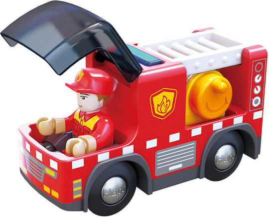Hape Fire Truck Rescue Team Toy Car for 3+ Years