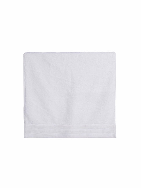 Nef-Nef Homeware Facecloth 50x90cm White Weight 550gr/m²