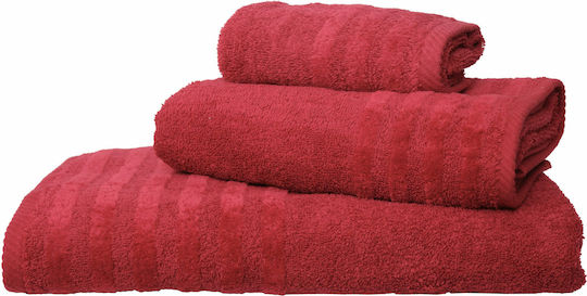 Anna Riska Prosop de corp Spa 70x140cm. 7 Roșu Greutate 550gr/m²