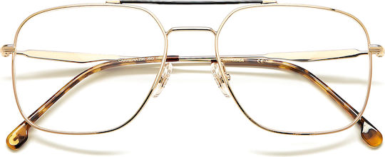 Carrera Men's Metal Gold Prescription Eyeglass Frame 290 J5G