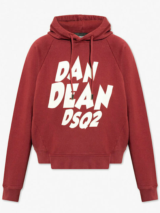 Damen Sweatshirt Kapuzen Rosa